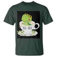 Funny Dinosaur Tea Rex T Shirt - Wonder Print Shop