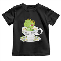 Funny Dinosaur Tea Rex Toddler T Shirt