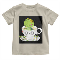 Funny Dinosaur Tea Rex Toddler T Shirt