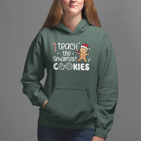 I Teach The Smartest Little Cookies Christmas Best Teacher Hoodie - Wonder Print Shop