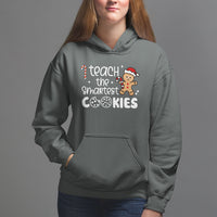 I Teach The Smartest Little Cookies Christmas Best Teacher Hoodie - Wonder Print Shop