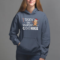 I Teach The Smartest Little Cookies Christmas Best Teacher Hoodie - Wonder Print Shop