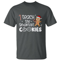 I Teach The Smartest Little Cookies Christmas Best Teacher T Shirt - Wonder Print Shop