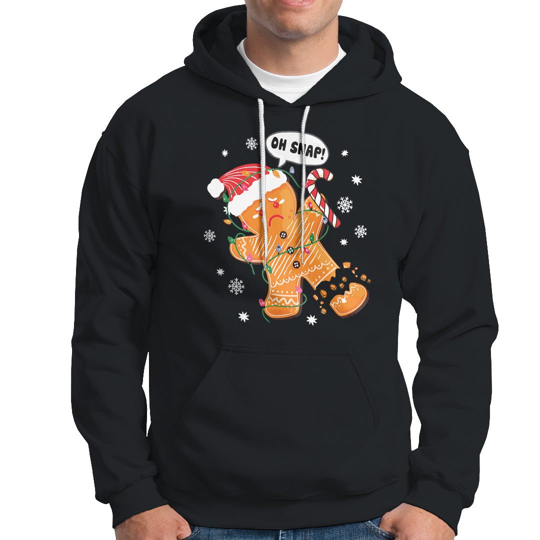 Op Snap Gingerbread Broken Leg Christmas Hoodie - Wonder Print Shop