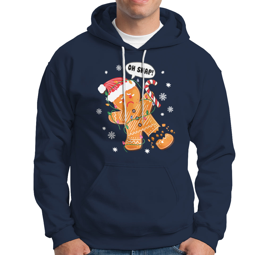 Op Snap Gingerbread Broken Leg Christmas Hoodie - Wonder Print Shop