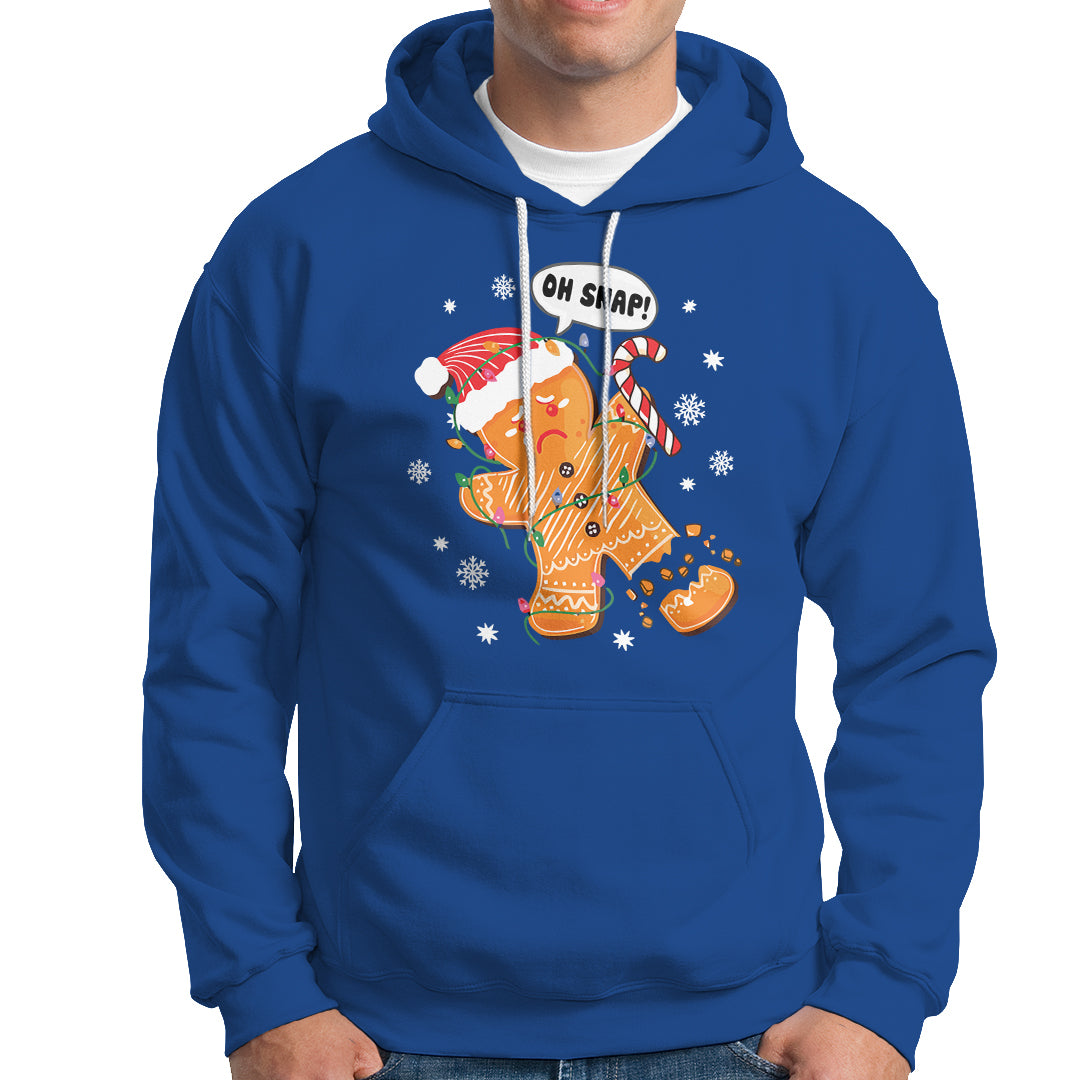 Op Snap Gingerbread Broken Leg Christmas Hoodie - Wonder Print Shop