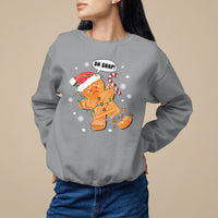 Op Snap Gingerbread Broken Leg Christmas Sweatshirt - Wonder Print Shop