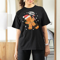 Op Snap Gingerbread Broken Leg Christmas T Shirt For Women - Wonder Print Shop