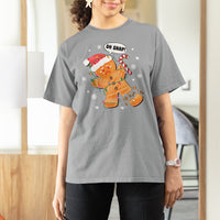 Op Snap Gingerbread Broken Leg Christmas T Shirt For Women - Wonder Print Shop