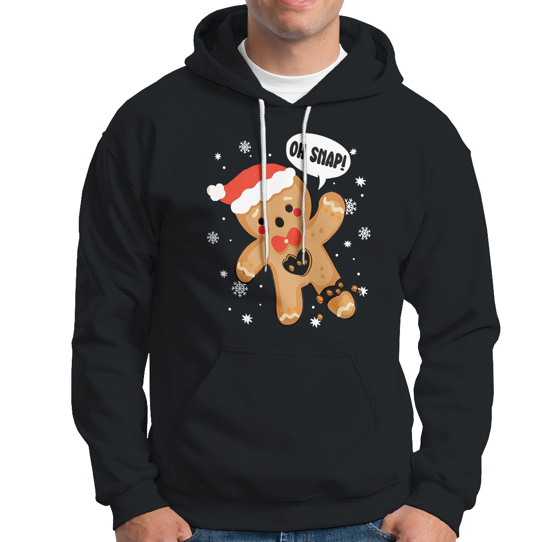 Op Snap Gingerbread Broken Heart Single Christmas Hoodie - Wonder Print Shop