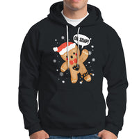 Op Snap Gingerbread Broken Heart Single Christmas Hoodie - Wonder Print Shop