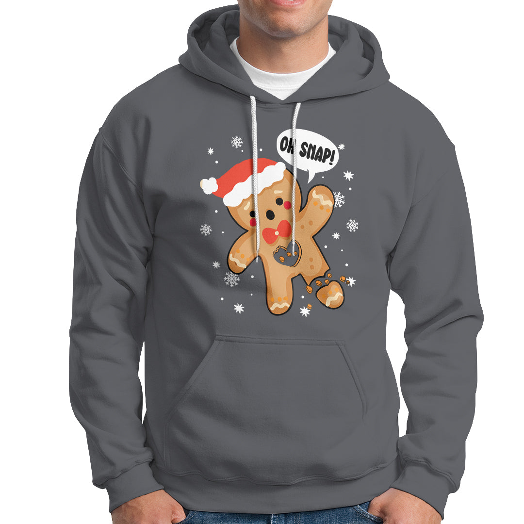 Op Snap Gingerbread Broken Heart Single Christmas Hoodie - Wonder Print Shop