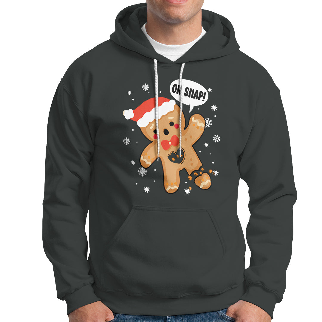 Op Snap Gingerbread Broken Heart Single Christmas Hoodie - Wonder Print Shop