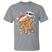 Op Snap Gingerbread Broken Heart Single Christmas T Shirt - Wonder Print Shop