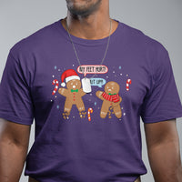 Shut Up Gingerbread Just Broken Feet Naught Christmas T Shirt - Wonder Print Shop