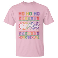 Funny Christmas LGBT T Shirt Ho Ho Ho Homosexual - Wonder Print Shop