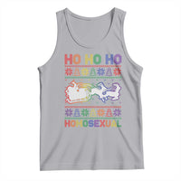 Funny Christmas LGBT Tank Top Ho Ho Ho Homosexual