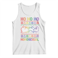 Funny Christmas LGBT Tank Top Ho Ho Ho Homosexual