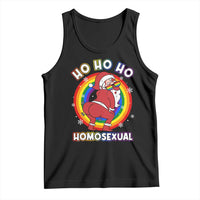 Funny Christmas LGBT Tank Top Santa Ho Ho Ho Homosexual