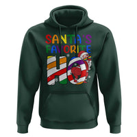 Funny Christmas LGBT Hoodie Santas Favorite Ho Rainbow
