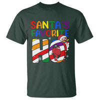 Funny Christmas LGBT T Shirt Santas Favorite Ho Rainbow - Wonder Print Shop