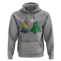 Funny Gay Christmas Hoodie Rainbow Christmas Tree LGBT