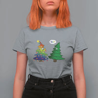 Funny Gay Christmas T Shirt For Women Rainbow Christmas Tree LGBT - Wonder Print Shop