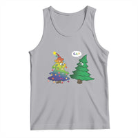 Funny Gay Christmas Tank Top Rainbow Christmas Tree LGBT