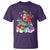 Funny Christmas LGBT T Shirt Rainbow Flag Santa Riding Dinosaur - Wonder Print Shop