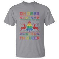 Funny Christmas LGBT T Shirt Oh Deer Im Queer - Wonder Print Shop