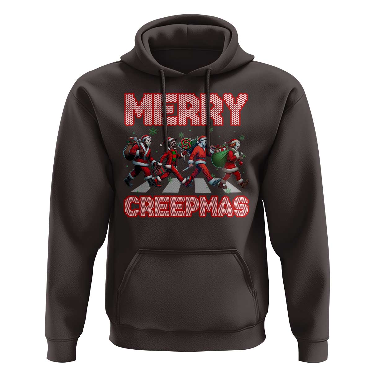 Horror Christmas Hoodie Merry Creepmas Horror Characters
