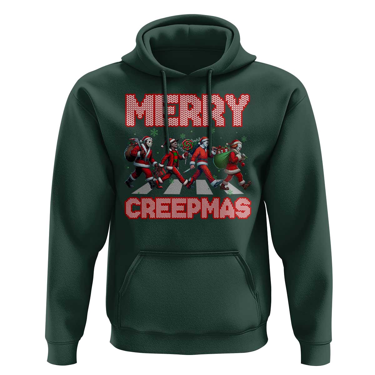Horror Christmas Hoodie Merry Creepmas Horror Characters