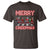 Horror Christmas T Shirt Merry Creepmas Horror Characters - Wonder Print Shop