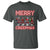 Horror Christmas T Shirt Merry Creepmas Horror Characters - Wonder Print Shop