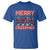 Horror Christmas T Shirt Merry Creepmas Horror Characters - Wonder Print Shop
