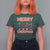 Horror Christmas T Shirt For Women Merry Creepmas Horror Characters - Wonder Print Shop