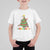 Gothic Xmas T Shirt For Kid Making Spirits Bright Cute Ghost Christmas Tree - Wonder Print Shop