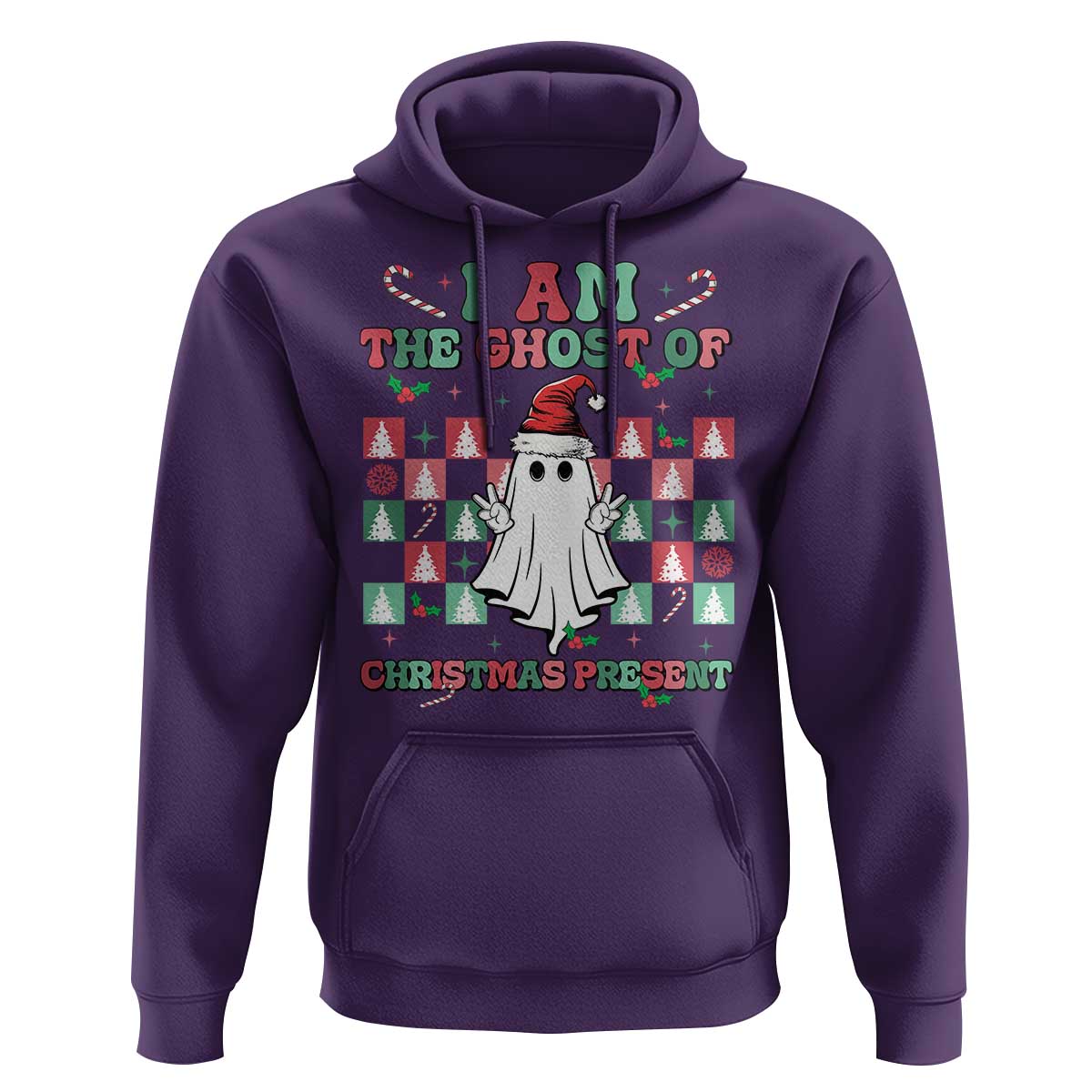 Funny Xmas Hoodie I Am The Ghost Of Christmas Present