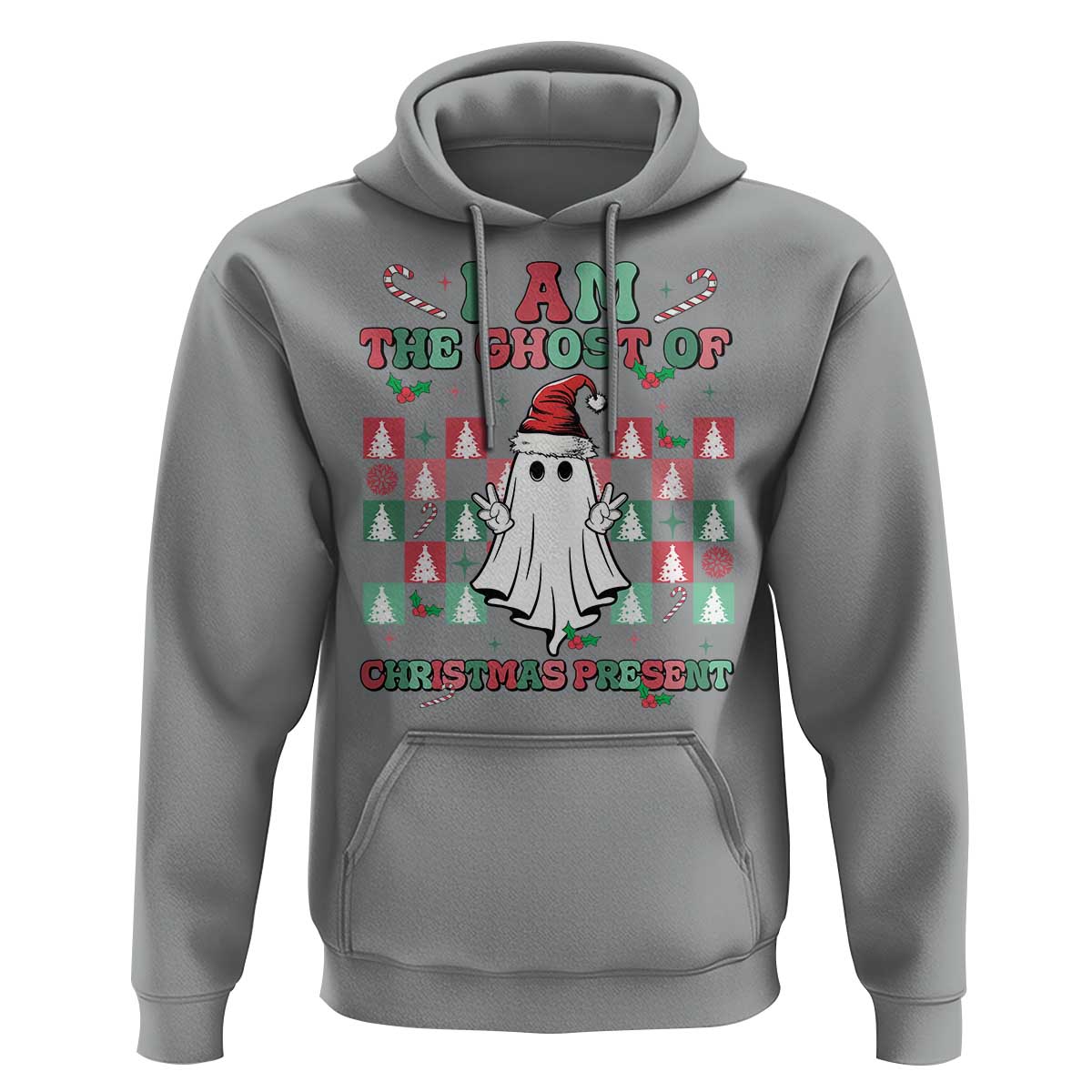 Funny Xmas Hoodie I Am The Ghost Of Christmas Present