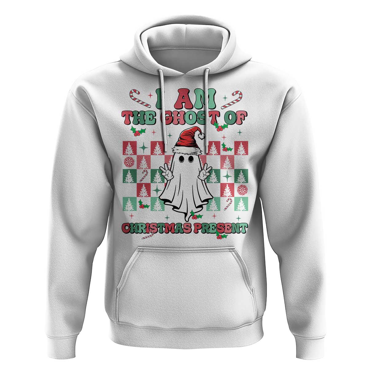 Funny Xmas Hoodie I Am The Ghost Of Christmas Present