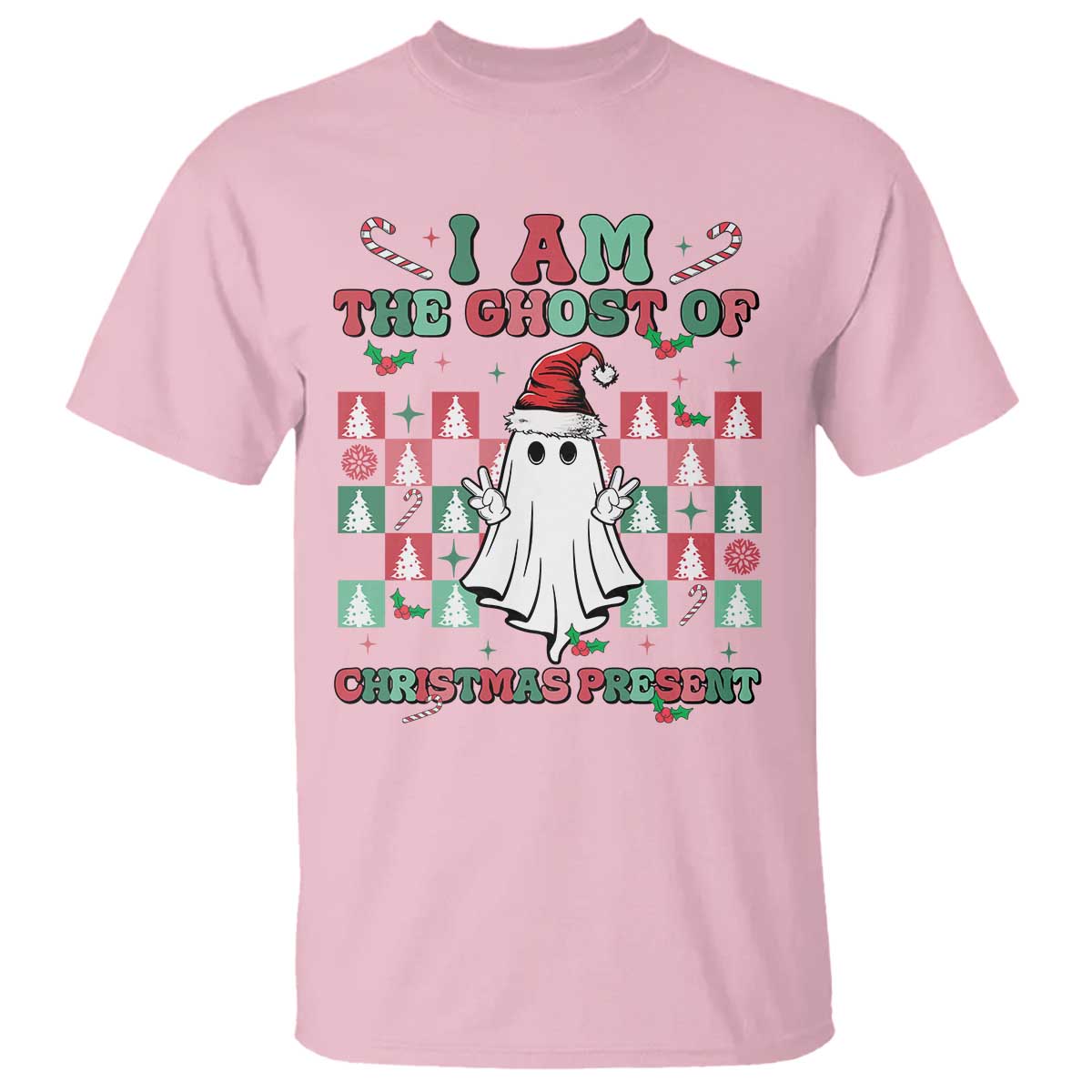 Funny Xmas T Shirt I Am The Ghost Of Christmas Present - Wonder Print Shop