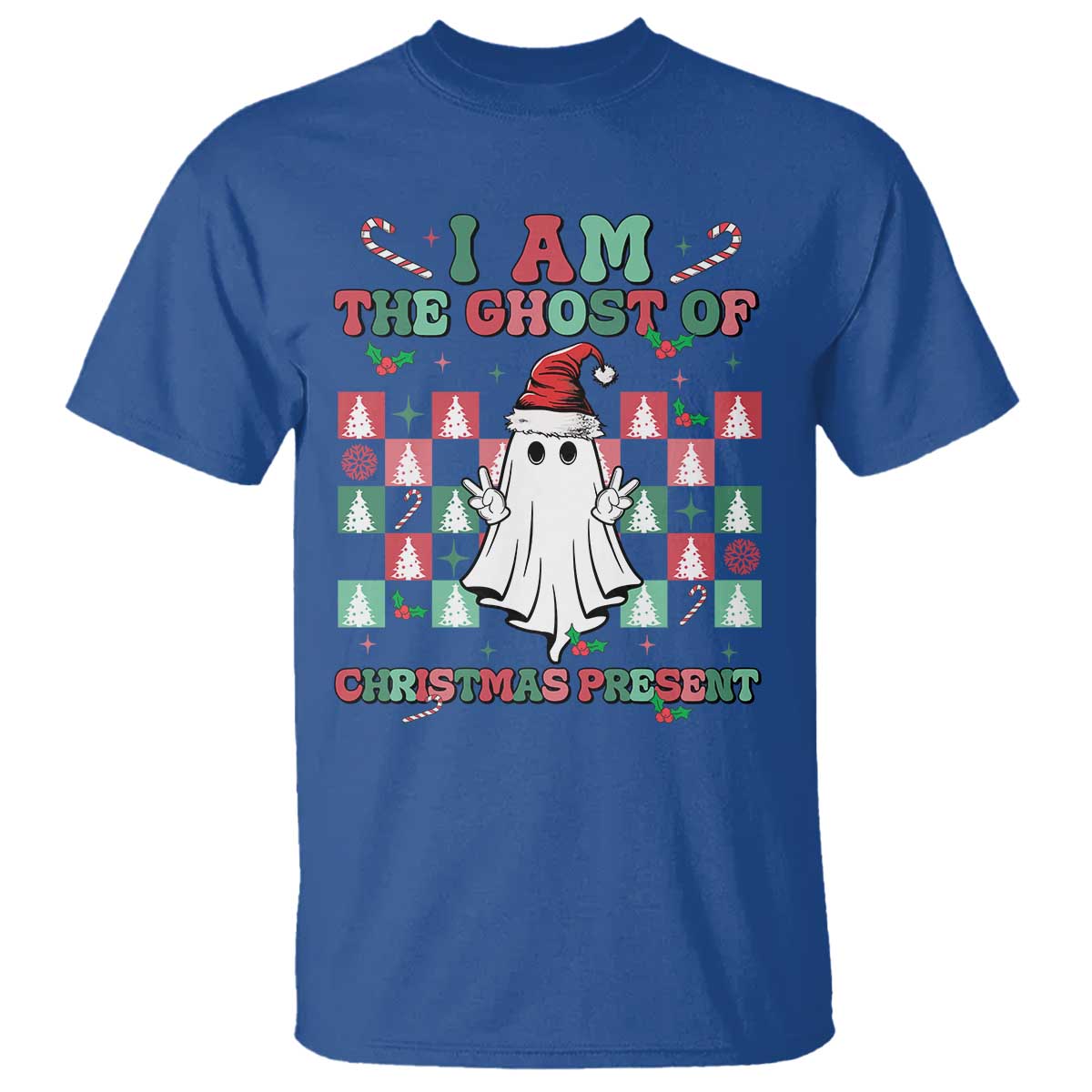Funny Xmas T Shirt I Am The Ghost Of Christmas Present - Wonder Print Shop