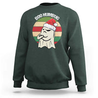 Gothic Xmas Sweatshirt Boo Humbug Santa Ghost - Wonder Print Shop