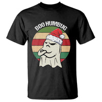 Gothic Xmas T Shirt Boo Humbug Santa Ghost - Wonder Print Shop