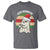 Gothic Xmas T Shirt Boo Humbug Santa Ghost - Wonder Print Shop