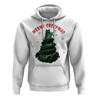 Gothic Xmas Hoodie Meowy Creepmas Cat Christmas Tree
