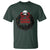 Gothic Christmas T Shirt Merry Creepmas Cat Wreath - Wonder Print Shop