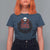Gothic Christmas T Shirt For Women Merry Creepmas Cat Wreath - Wonder Print Shop