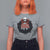 Gothic Christmas T Shirt For Women Merry Creepmas Cat Wreath - Wonder Print Shop