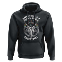 Gothic Xmas Hoodie Have Yourself A Scary Little Christmas Satan Pentagram